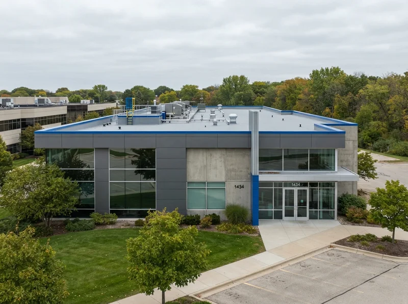 Commercial roofing inspection in Milwaukee Commercial roofing inspection in Milwaukee