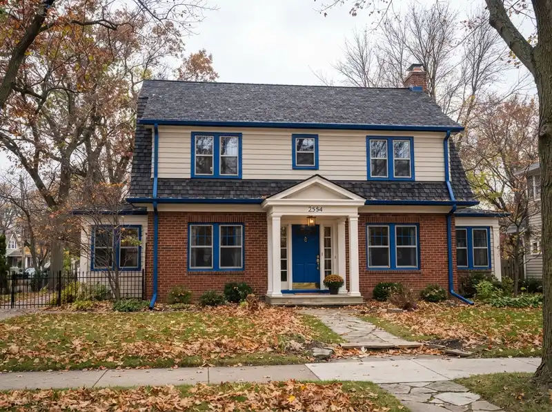 Clean gutters on Milwaukee home Clean gutters on Milwaukee home