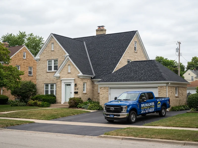 Professional roof repair service in Milwaukee