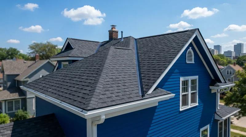 New roof installation by A&A Exteriors